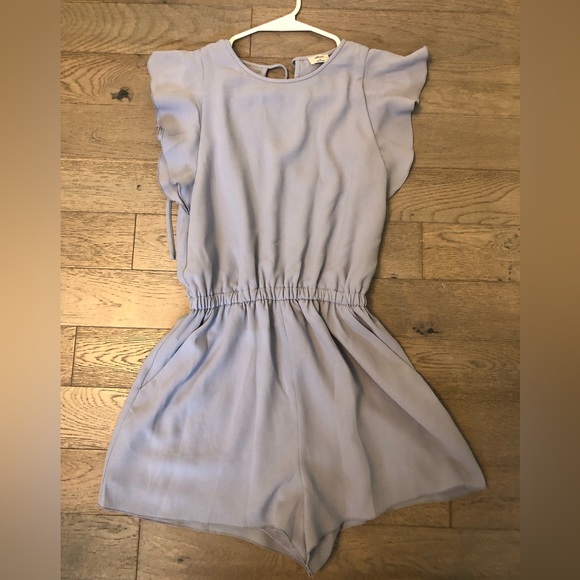 Aritzia Wilfred Fleurette Romper - Light Blue XS - Picture 1 of 6